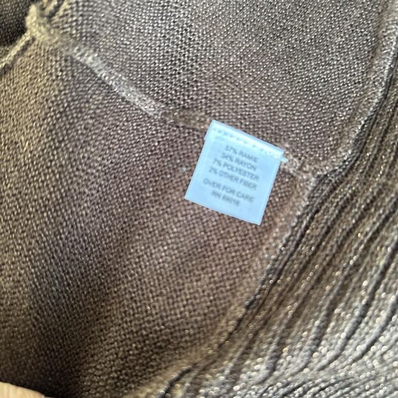 Relativity Crop Women's Brown with gold & sparkles size PM - Picture 7 of 8